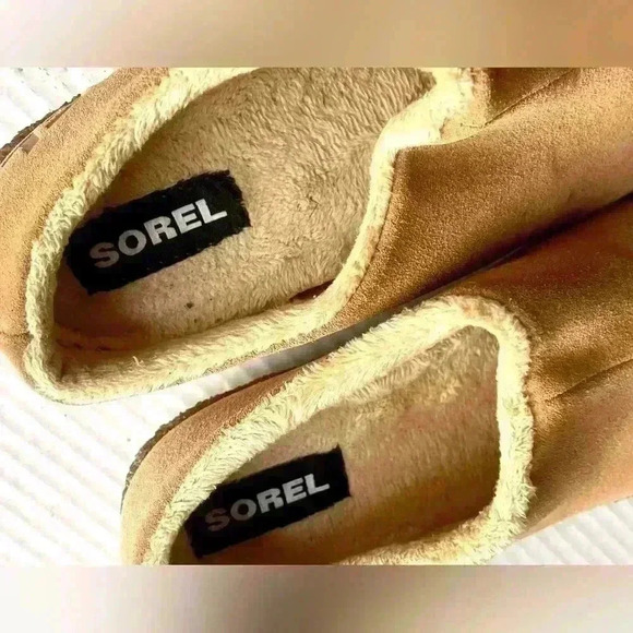 Sorel Slippers Youth US 3 Brown Lanner Ridge Suede II Shoes Kids - Picture 5 of 8